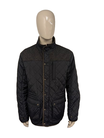 Giacca di transizione Blue Harbour. Colore Marrone Nero. Taglia 2XL/XXL.