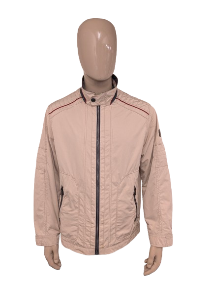 Gate1 / G1 zomer jas. Beige gekleurd. Maat 56 / XL.