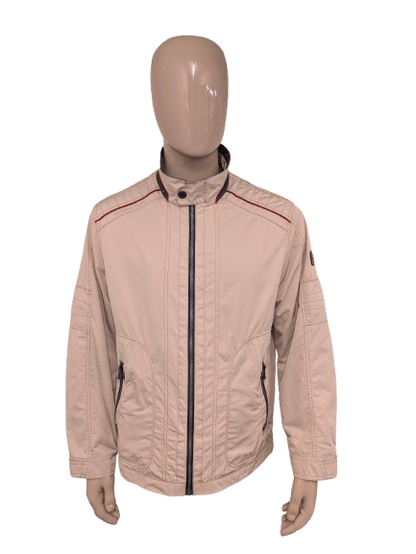 Gate1 / G1 zomer jas. Beige gekleurd. Maat 56 / XL.