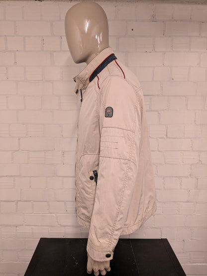 Gate1 / G1 zomer jas. Beige gekleurd. Maat 56 / XL.