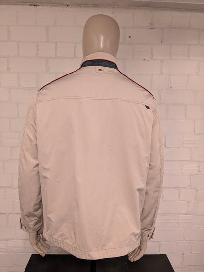 Gate1 / G1 zomer jas. Beige gekleurd. Maat 56 / XL.