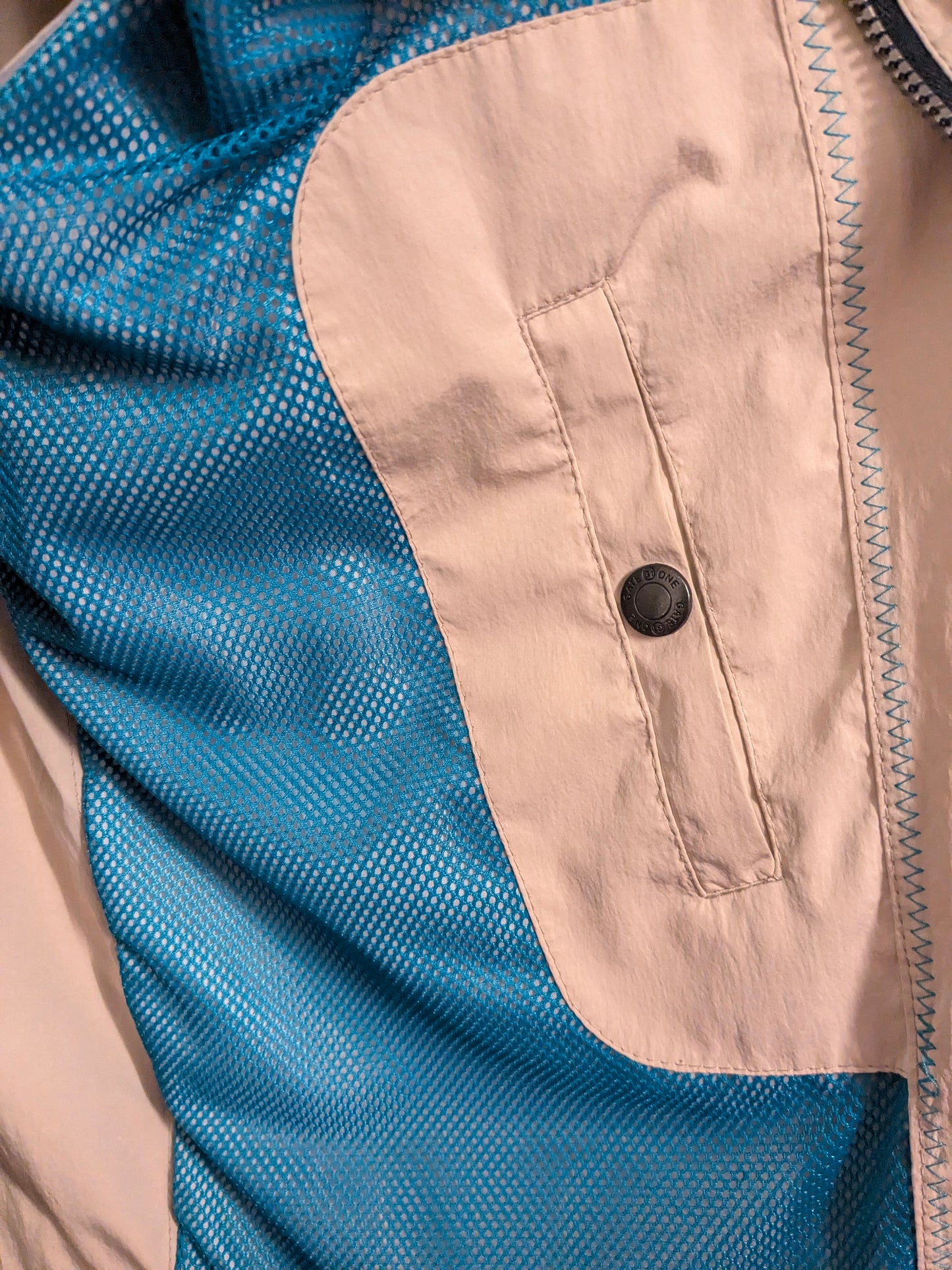 Gate1 / G1 zomer jas. Beige gekleurd. Maat 56 / XL.