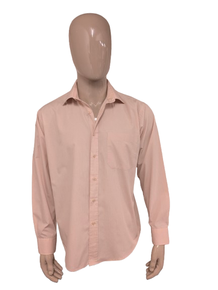 Vintage Royal by Tom Hagan Hemd – hellorange – Größe XL