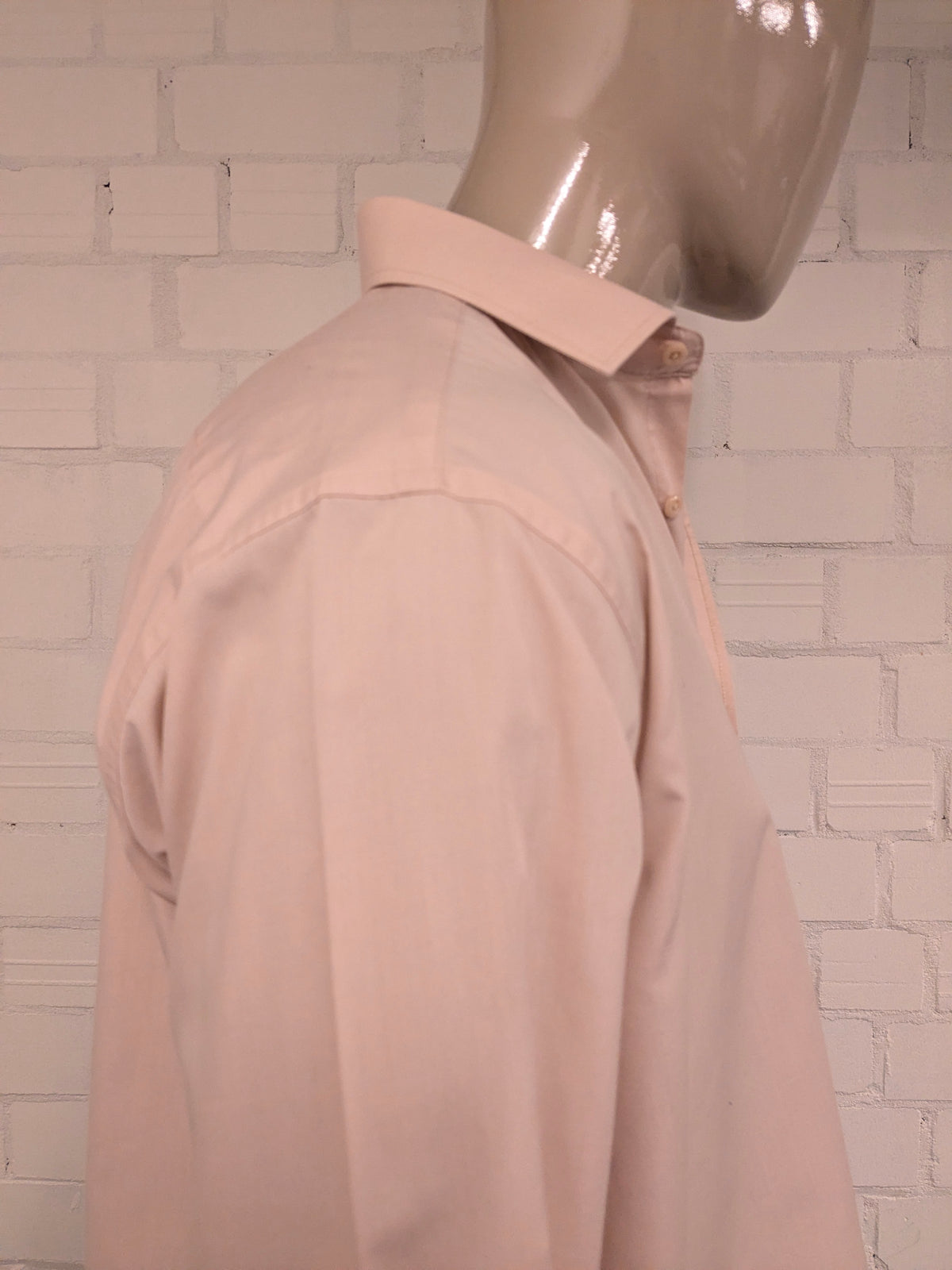Vintage Royal by Tom Hagan Hemd – hellorange – Größe XL