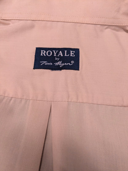 Vintage Royal by Tom Hagan Hemd – hellorange – Größe XL