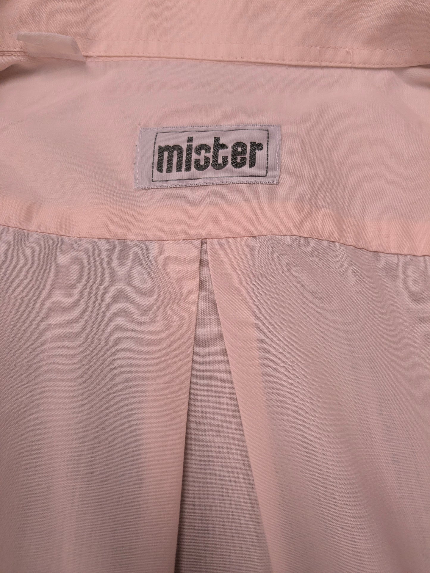 Vintage Mister Hemd in Hellrosa. Größe XL.