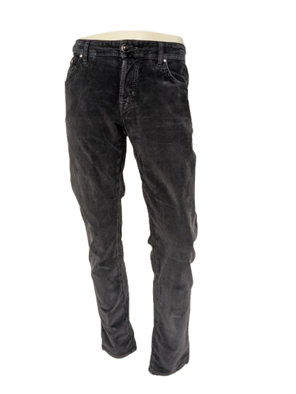 Pantalón de canalé Jacob Cohen. costilla fina. Color gris oscuro. Tamaño W36 - L34. escriba "estilo 622".