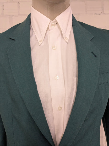 Vintage CANDA-Jacke – grünes Motiv – Größe 50/M