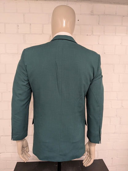 Vintage CANDA-Jacke – grünes Motiv – Größe 50/M