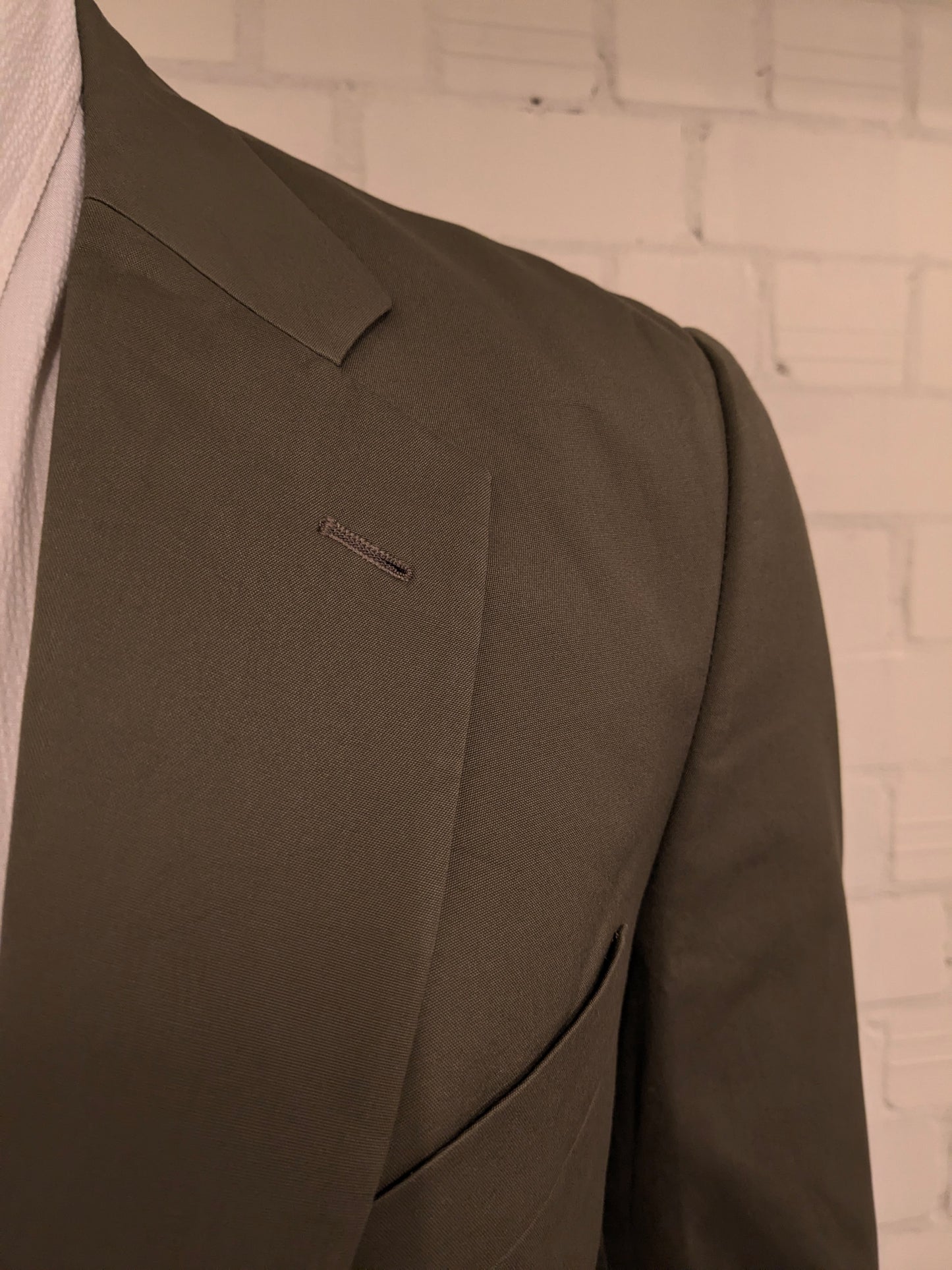 Brooks Brothers colbert. Groen gekleurd. Maat 50 / M.