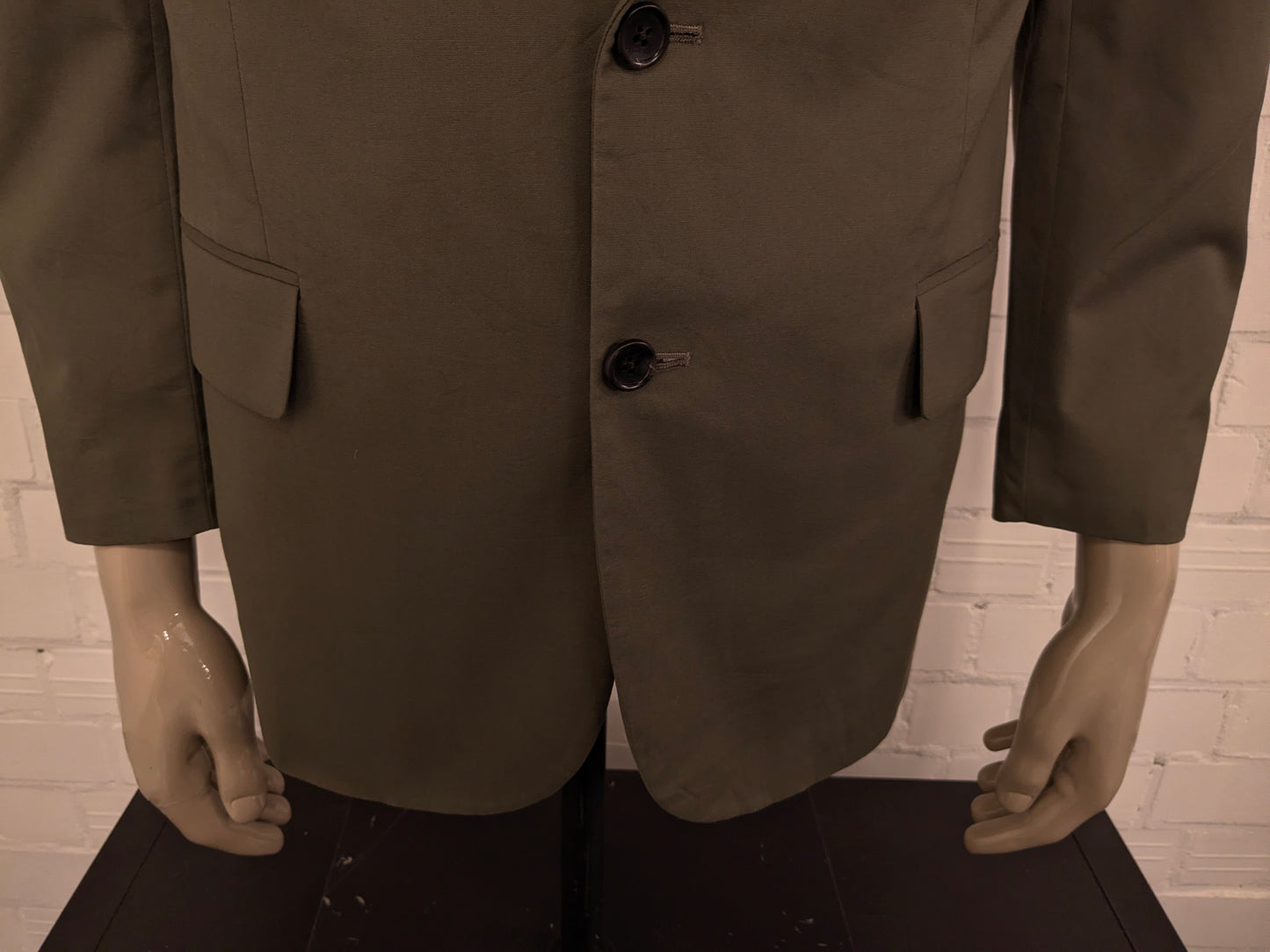 Brooks Brothers colbert. Groen gekleurd. Maat 50 / M.