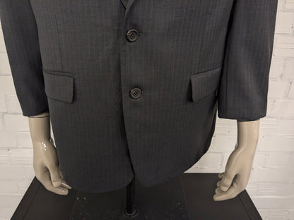 Vintage Lauren Ralph Lauren wollen colbert – grijs gestreept – maat 28 (56/XL)