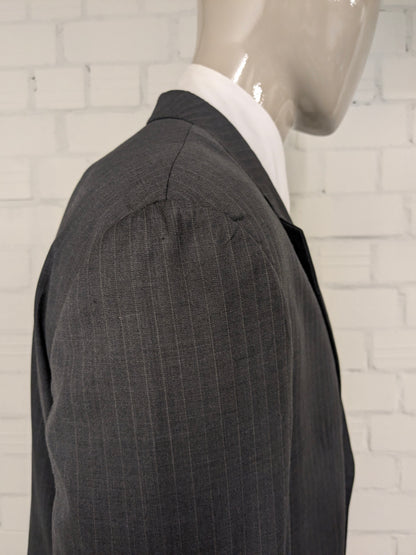 Vintage Lauren Ralph Lauren wollen colbert – grijs gestreept – maat 28 (56/XL)