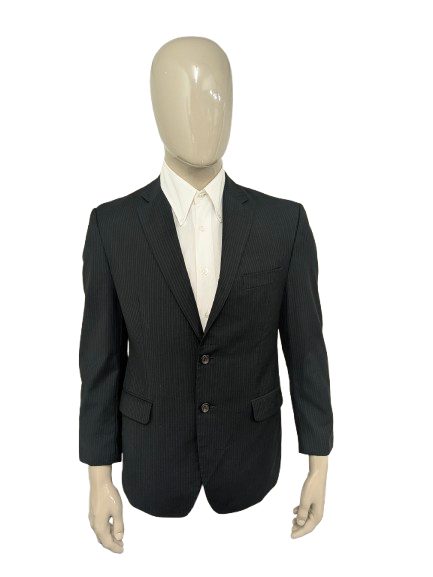 Lauren Ralph Lauren wool jacket – black/grey striped – size 25 (50/M)