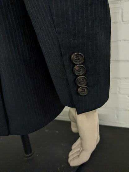 Lauren Ralph Lauren Wollen colbert. Zwart Grijs gestreept. Maat 25 (50 / M).