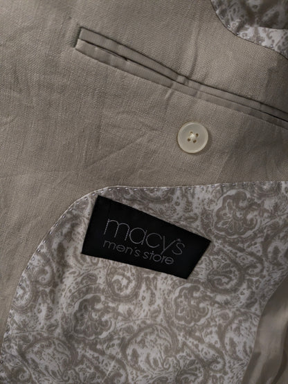 Lauren Ralph Lauren Linnen colbert. Beige gekleurd. Maat 50 / M.