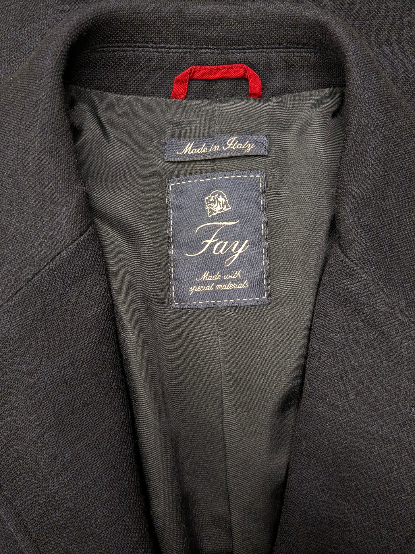 Fay Wollen colbert. Donker Blauw gekleurd. Maat 54 / L.