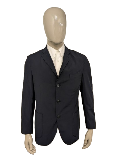 Boglioli K Jacket Wollen colbert. Donker Blauw gekleurd. Maat 52 / L.