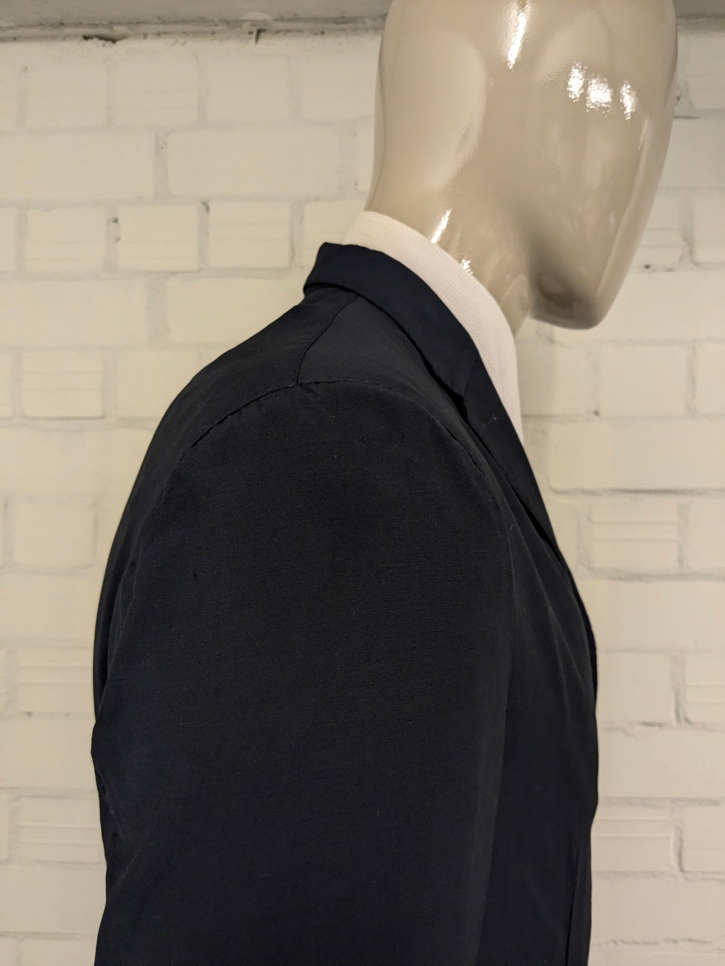 Boglioli K Jacket Wollen colbert. Donker Blauw gekleurd. Maat 52 / L.