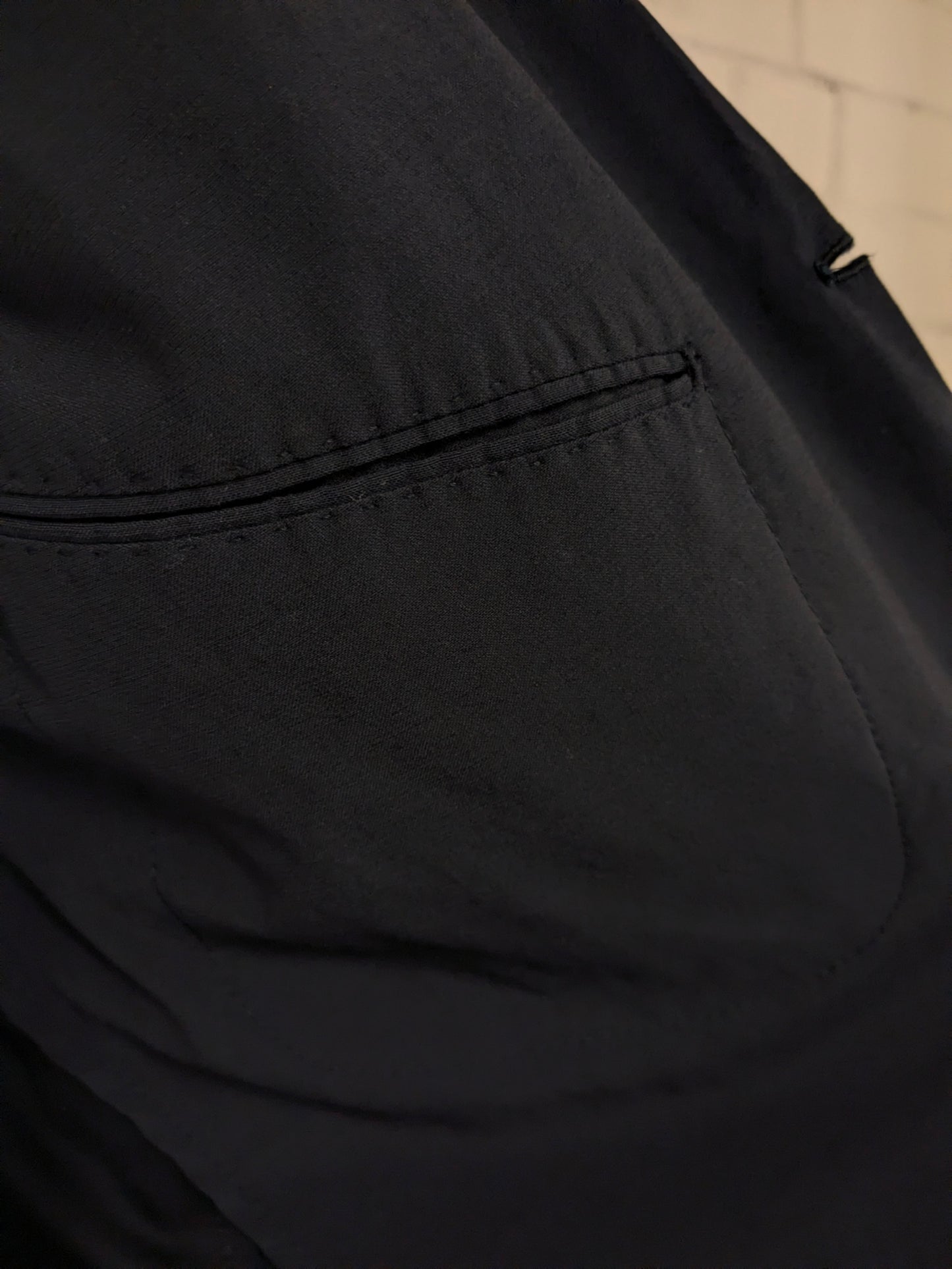 Boglioli K Jacket Wollen colbert. Donker Blauw gekleurd. Maat 52 / L.