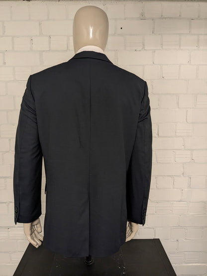 Vintage Stones Wolljacke. Dunkelgrau gefärbt. Größe 98 (50/M). langes Modell.