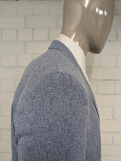 Gabbiano colbert. Blauw Wit gemêleerd. Maat 52 / L.