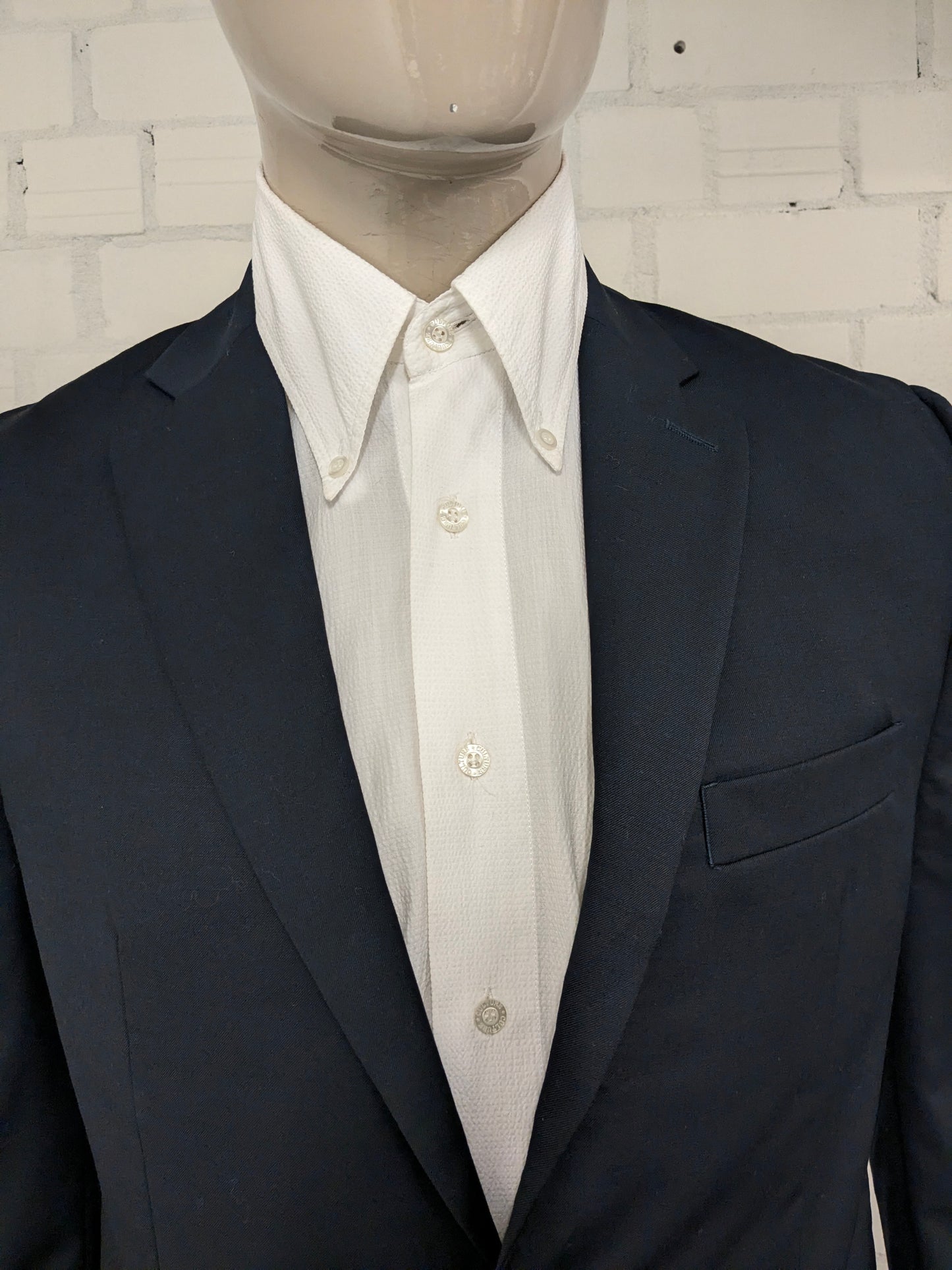 Lauren Ralph Lauren Wollen colbert. Donker Blauw gekleurd. Maat 25 (50 / M).