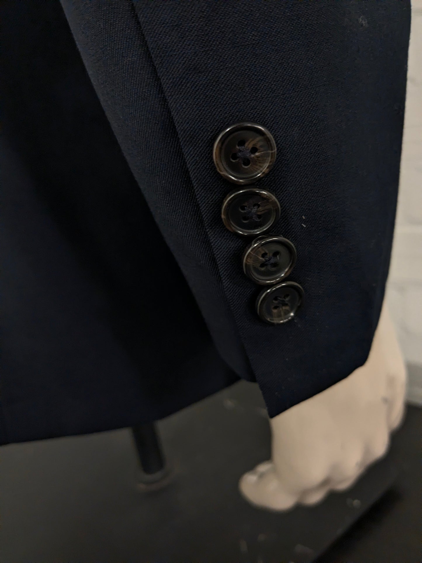 Lauren Ralph Lauren Wollen colbert. Donker Blauw gekleurd. Maat 25 (50 / M).