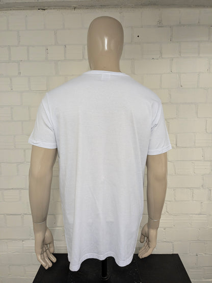 Maglia di Che Guevara. Bianco con stampa. Taglia 2XL/XXL.