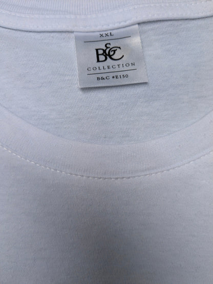 Maglia di Che Guevara. Bianco con stampa. Taglia 2XL/XXL.