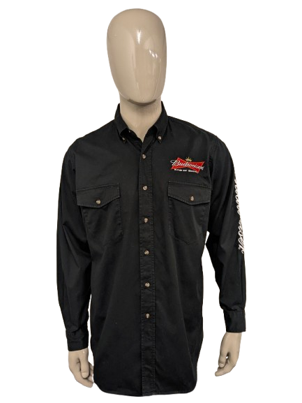 Budweiser overhemd – zwart – maat XL