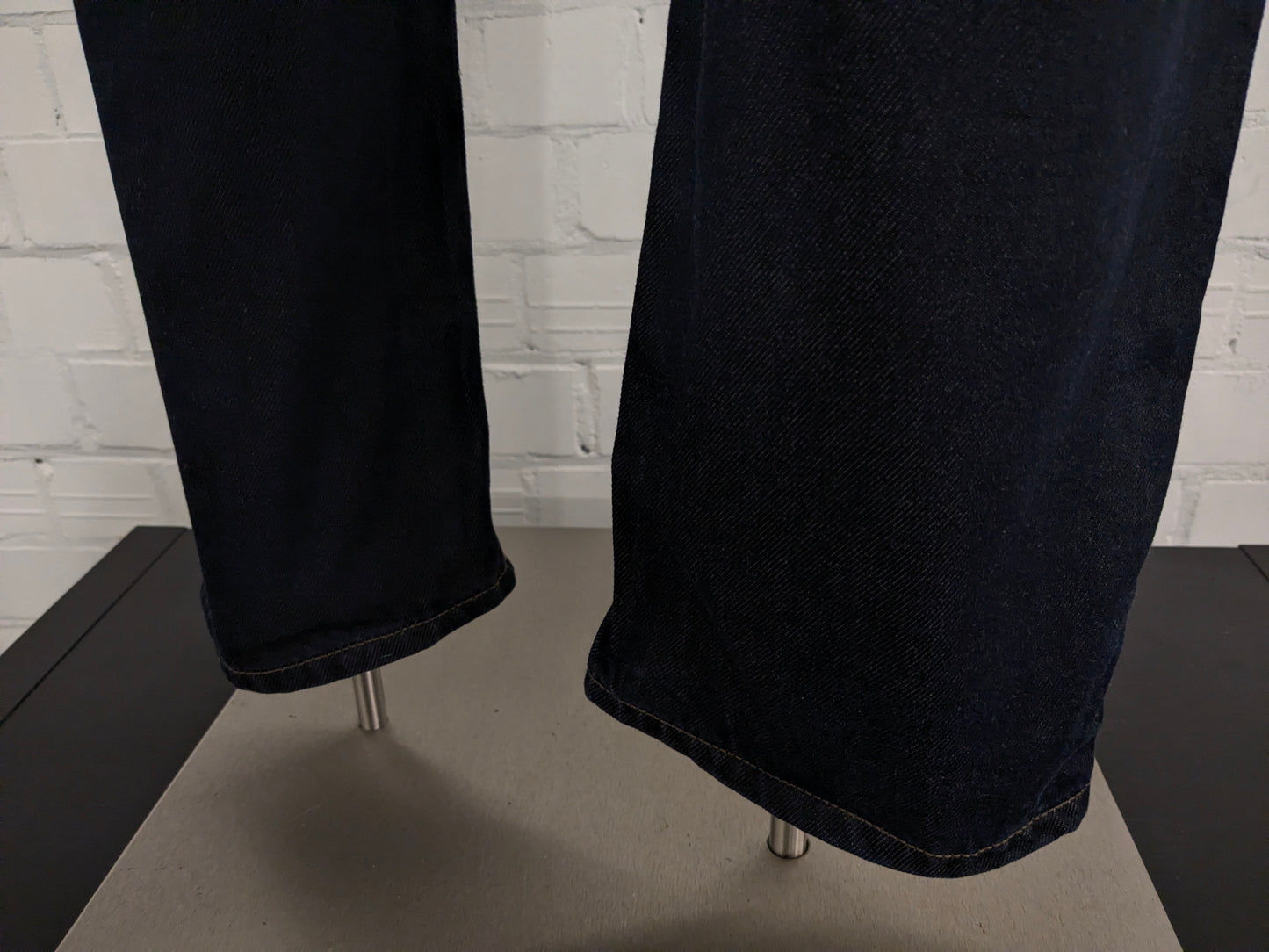 PME Legend-Jeans. Dunkelblau gefärbt. Größe B33 - L30. Typ Aero Union 1959.