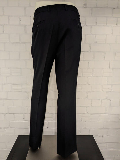 Hugo Boss Wool trousers. Dark Gray mixed motif. Size 52 / L.