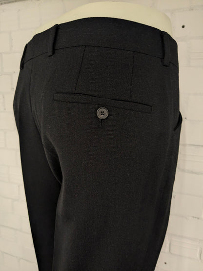 Hugo Boss Wool trousers. Dark Gray mixed motif. Size 52 / L.