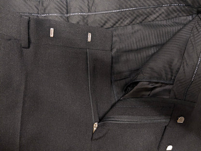 Hugo Boss Wool trousers. Dark Gray mixed motif. Size 52 / L.