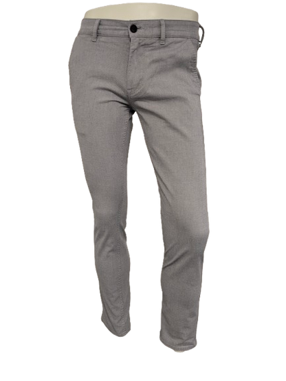 Pantalón / pantalón Boss Hugo Boss. Gris mixto. Talla 46 / S. Corte entallado. estirar.