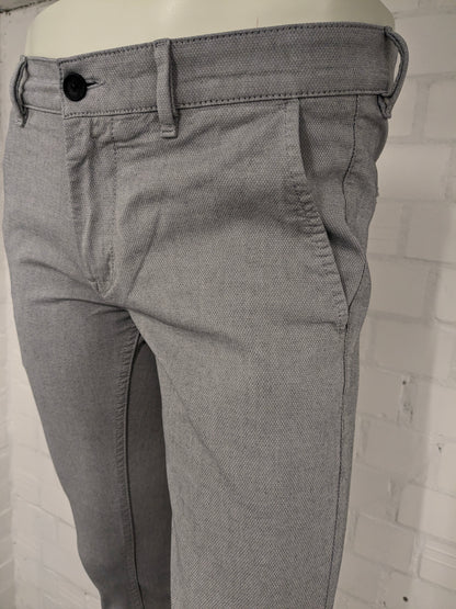 Pantalón / pantalón Boss Hugo Boss. Gris mixto. Talla 46 / S. Corte entallado. estirar.