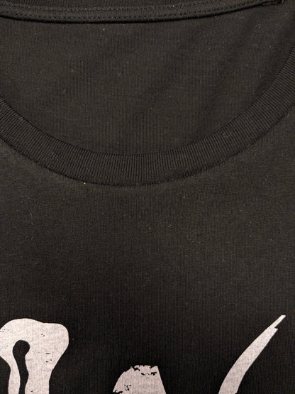 Pink Floyd "the dark side of the moon" shirt. Zwart met opdruk. Maat M.