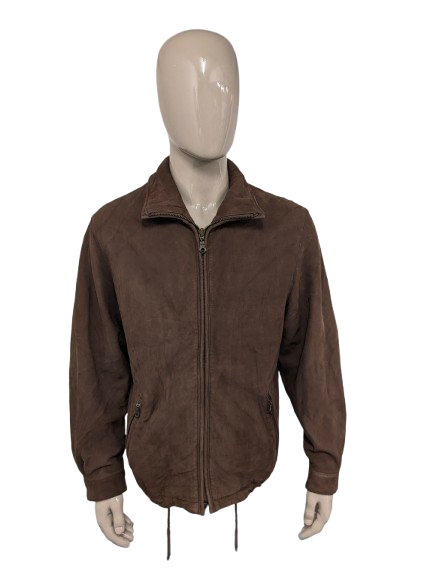 Signe Incognito leren jas – bruin – maat 52/L
