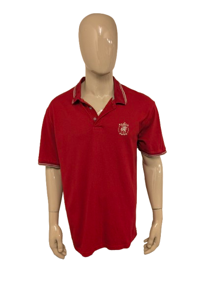 Polo Atlas para hombre – rojo – talla 2XL