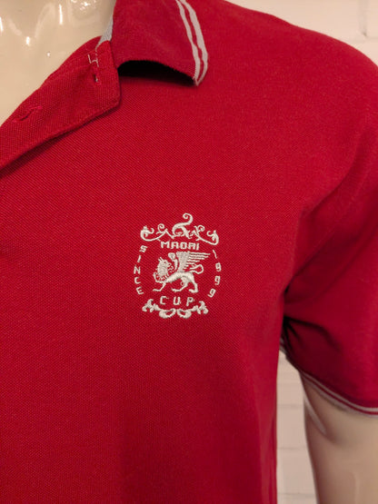 Atlas for Men polo. Rood gekleurd. Maat 2XL / XXL.