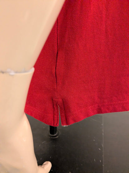Atlas for Men polo. Rood gekleurd. Maat 2XL / XXL.