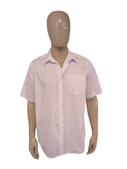 Goerge overhemd korte mouw – wit – maat XL relaxed