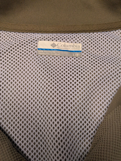 Columbia PFG polo. Groen motief. Maat XL.