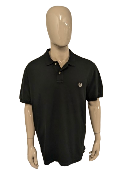 Polo Chaps – noir – taille 2XL stretch