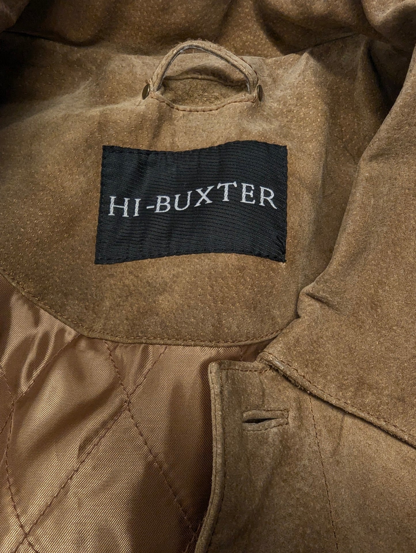 Hi-Buxter Leren jas / jack. Licht Bruin gekleurd. Maat XL.