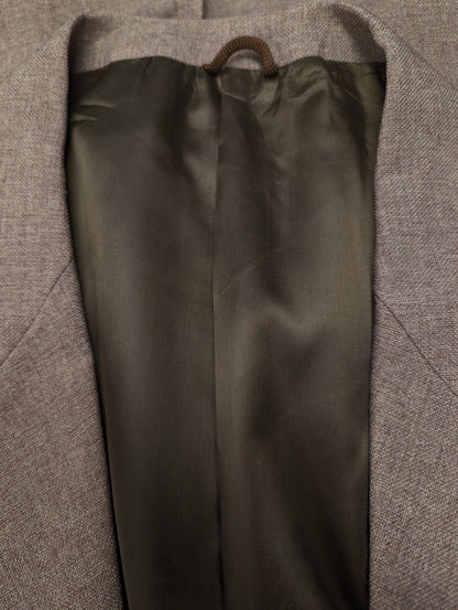 Vintage 70's-80's Levi's action suit colbert. Bruin gemêleerd. Maat 52 / L.