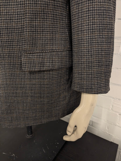 Lauren Ralph Lauren Wollen colbert. Grijs Zwart Groen motief. Maat 28 (58/XL).