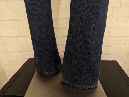 Levi's 569 jeans. Blauw gemêleerd. Loose straight. Maat W34 - L34.