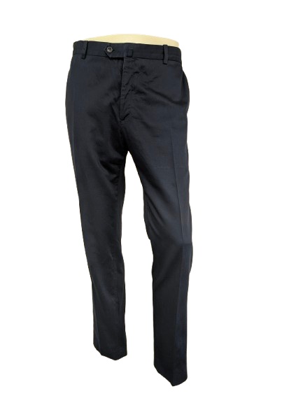 Bungaro Italian handmade broek / pantalon. Donker Blauw gekleurd. Maat 56.